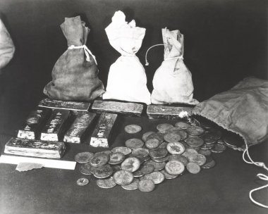 Masada altın sikkeler
