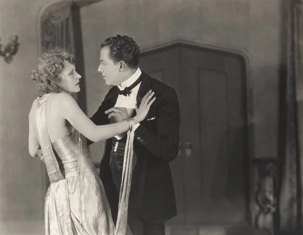 Couple arguing at home — Stock Photo