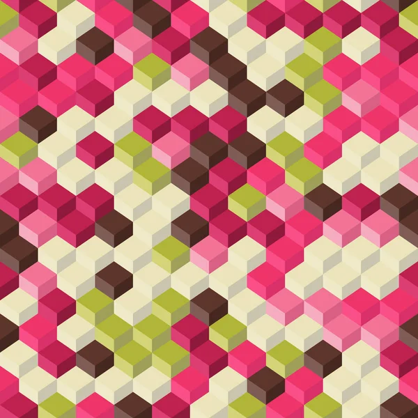 Geometría brillante tarjeta de colores — Vector de stock