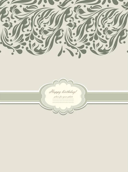 Plantilla de scrapbooking Vintage — Vector de stock