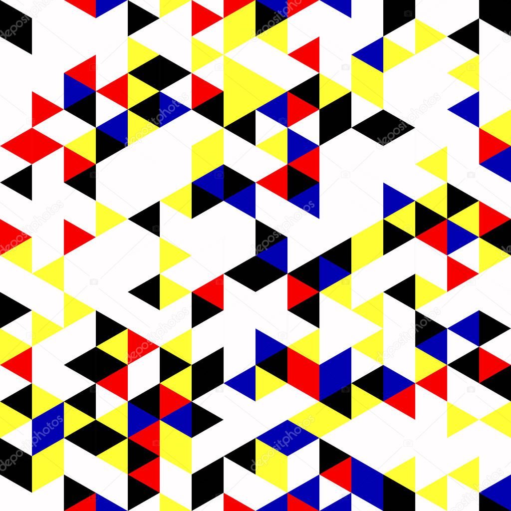 colored Geometric background