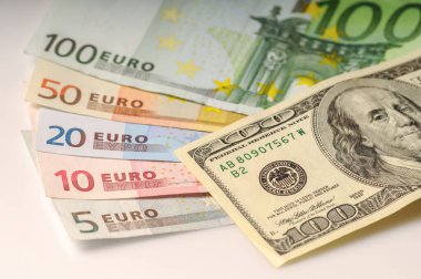 Dolar ve euro banknotları, ekonomi, dolar, döviz kuru nakit
