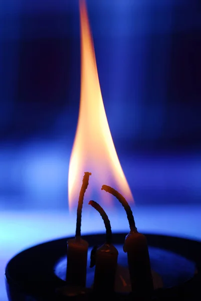 Kaarsen Ilustratie Foto Van Licht — Stockfoto