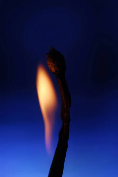 Свечи Пламенем Детали — стоковое фото