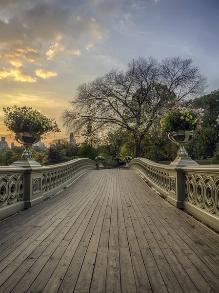 Ponte de proa no início da manhã — Fotografia de Stock