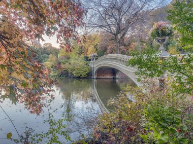 Köprü Central Park sonbaharda yay