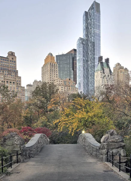 Gapstow mostek central park, Nowy Jork — Zdjęcie stockowe