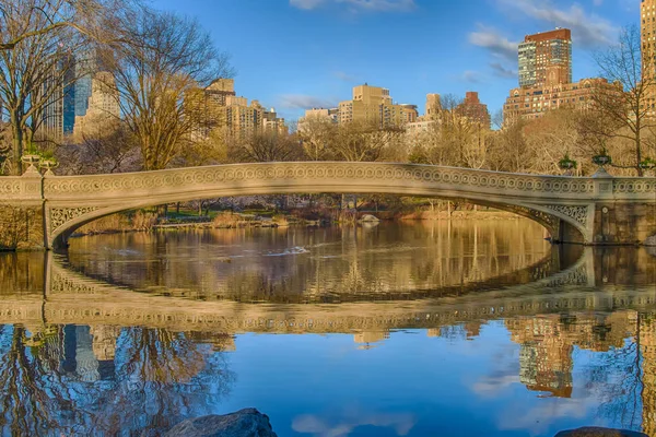 Bow bridge Central Park — Stock Photo, Image