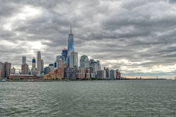 Lagere manhattan in new york city — Stockfoto