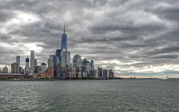 Lower Manhattan em Nova York — Fotografia de Stock