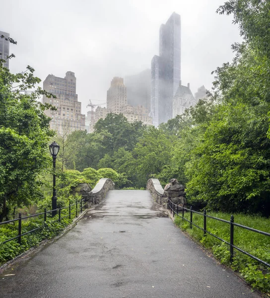 Gapstow bridge Central Park, New York City — Stock Photo, Image