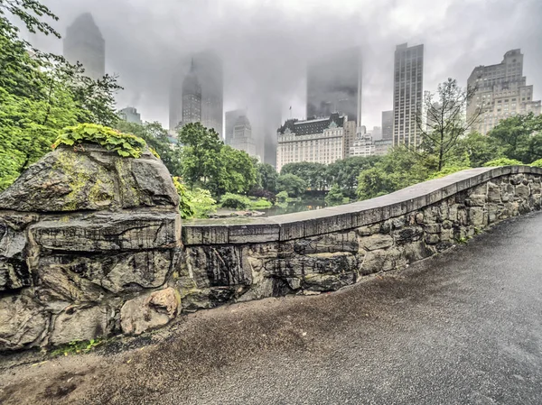 Ponte di Gapstow Central Park, New York — Foto Stock