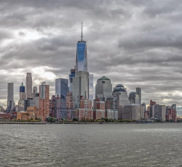 New York 'ta Manhattan' ın aşağısında — Stok fotoğraf