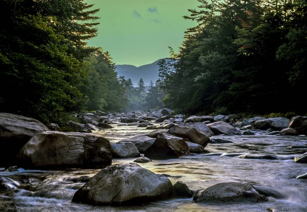 Río Swift en Otoño Montañas Blancas, New Hampshire —  Fotos de Stock