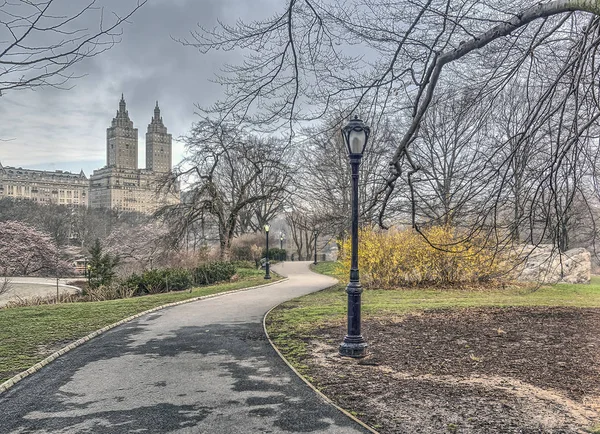 Central park, Nowy Jork wiosna — Zdjęcie stockowe