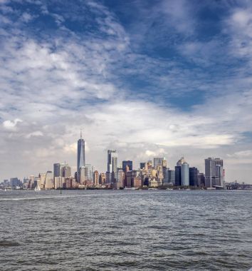 New York 'ta Manhattan' ın aşağısında