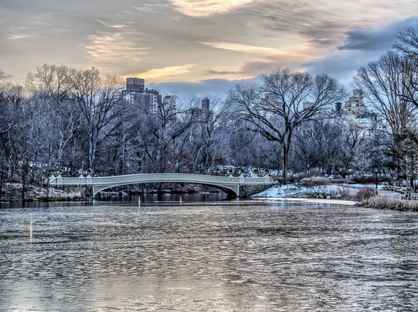 Puente de proa Central Park — Foto de Stock