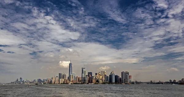 Lower Manhattan a New York — Foto Stock