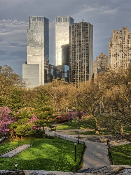 Central Park, primavera a New York — Foto Stock