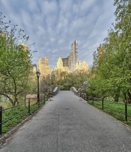 Ponte di Gapstow Central Park, New York — Foto Stock