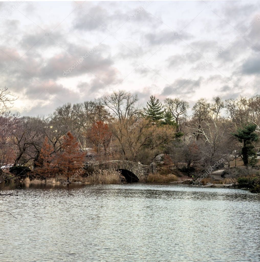 Gapstow bridge Central Park, New York City