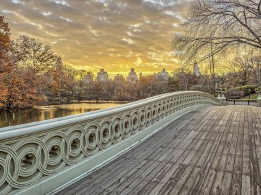 Köprü Central Park sonbaharda yay