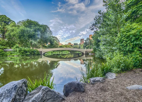 Puente de proa Central Park — Foto de Stock