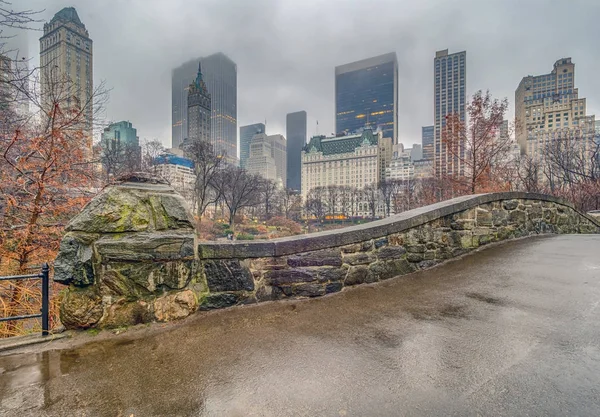Gapstow mostek central park, Nowy Jork — Zdjęcie stockowe
