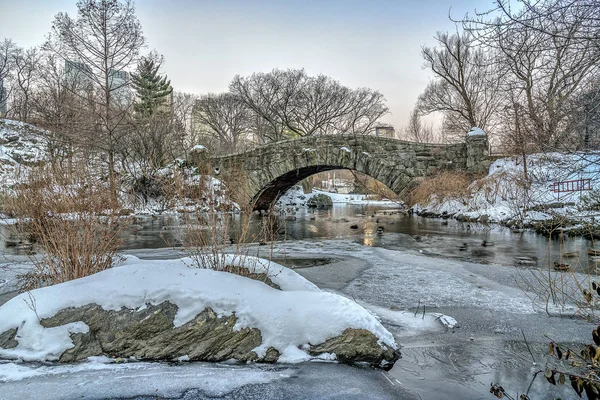 Gapstow most central park, new york city — Stock fotografie