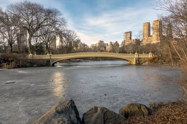 Puente de proa Central Park — Foto de Stock