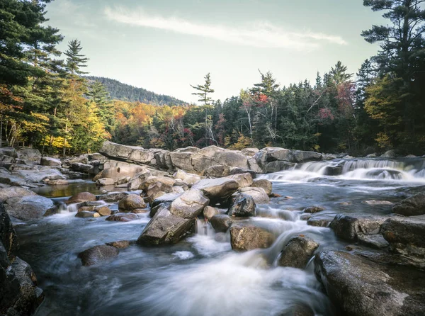 White Mountains, New Hampshire waterfall — Stock Photo, Image