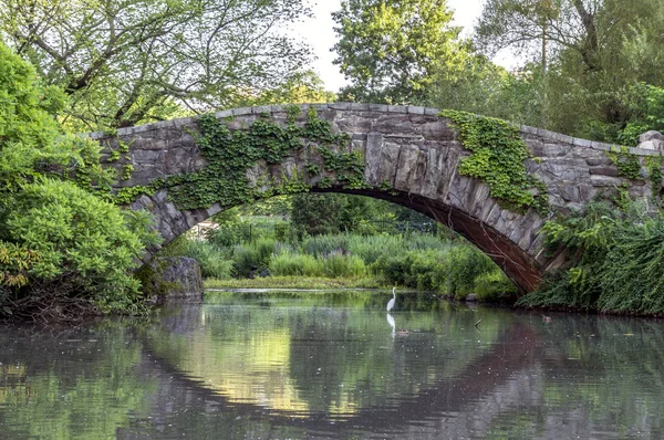 Gapstow bridge Central Park, New York City — Stock Photo, Image