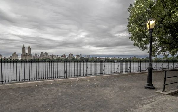 Jacqueline Kennedy Onassis Reservoir embalse de Central Park — Foto de Stock