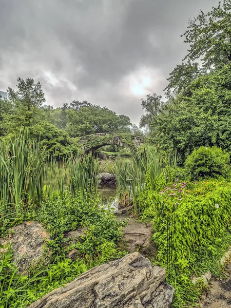 Puente de Gapstow Central Park, Nueva York —  Fotos de Stock