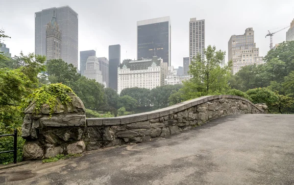 Gapstow Bridge Central Park, New York City — Stockfoto