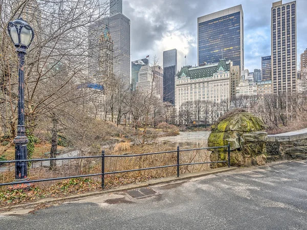Gapstow most central park, new york city — Stock fotografie
