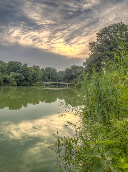 Centrální park most luk — Stock fotografie