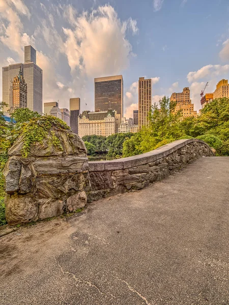 Gapstow bridge Central Park, New York City — Stock Photo, Image