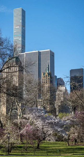 Central Park, primavera a New York — Foto Stock