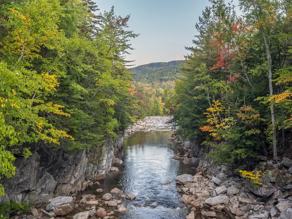 Autunno sul fiume rapido — Foto Stock