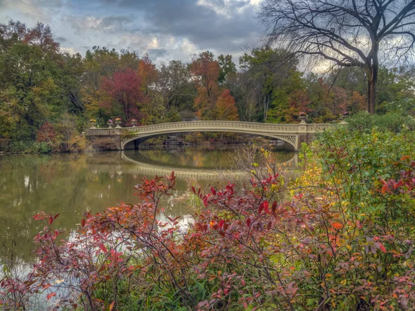 Podzim v central parku — Stock fotografie