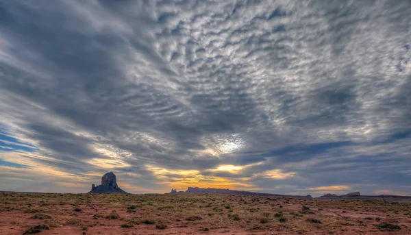 Monument valley sandstone buttes — Stock Photo, Image