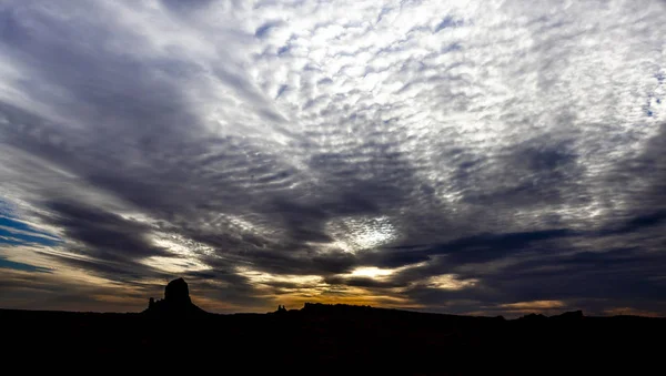 Monument valley sandstone buttes — Stock Photo, Image