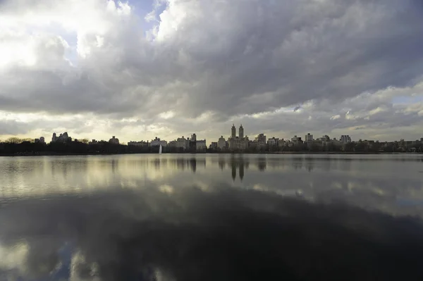 Central Park Reservoir — Stock Photo, Image