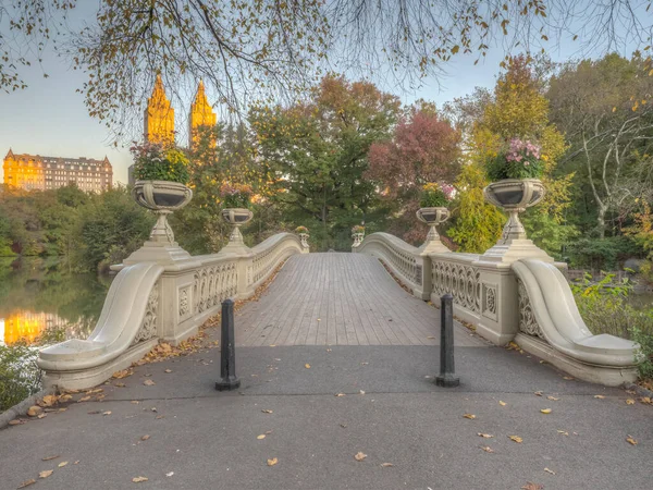 Puente Proa Central Park Ciudad Nueva York — Foto de Stock