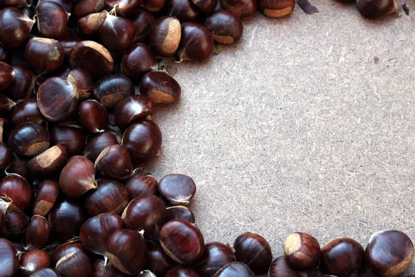 Alcune castagne in giardino — Foto Stock