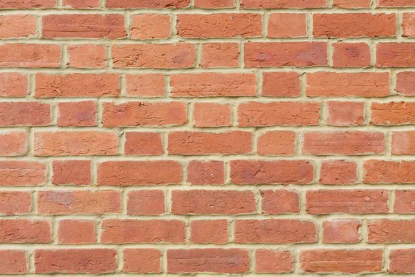 Mur de brique rouge fond gros plan — Photo