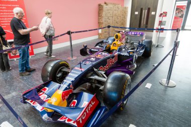 Red Bull Formula 1 car Milton Keynes Museum clipart