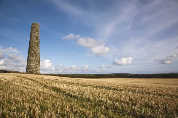 Cornwall tin mine chimney — Stock Photo, Image