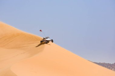 Kum Arabalı Mercan Pembe Kum Kumulları Utah